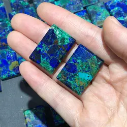 1pc Natural Azurite Rectangle Crystals and Stones Healing Stone Crystal DIY Gemstones Reiki Gift Mineral Reiki Home Decoration