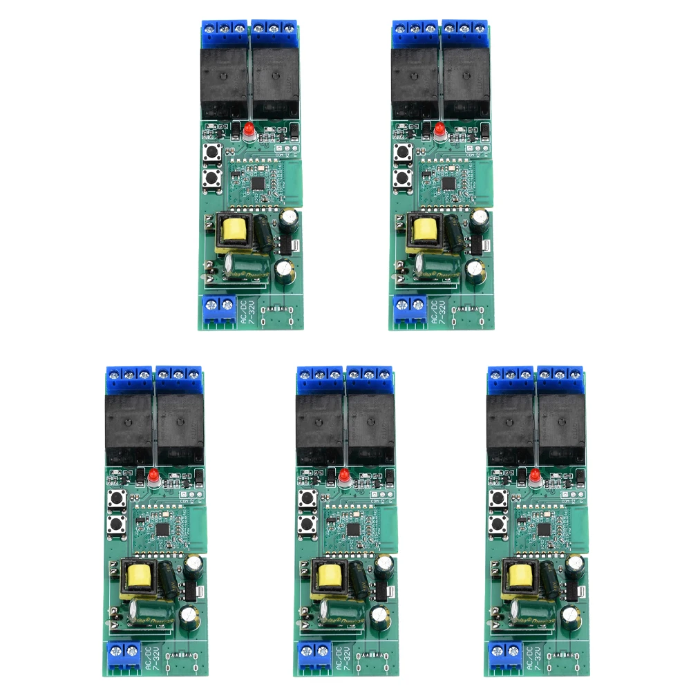 AC220V 10A 1-channel 2-channel 3-channel Bluetooth WIFI Smart Switch Relay modul Interlock Mode Remote Control Switch modul