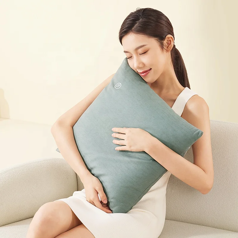 Nuovo design Vendite calde Massageador Massaggiatore vibratore per dito più profondo Massaggiatore a mani libere Elettrico 6 modalità Cuscino per massaggio al collo