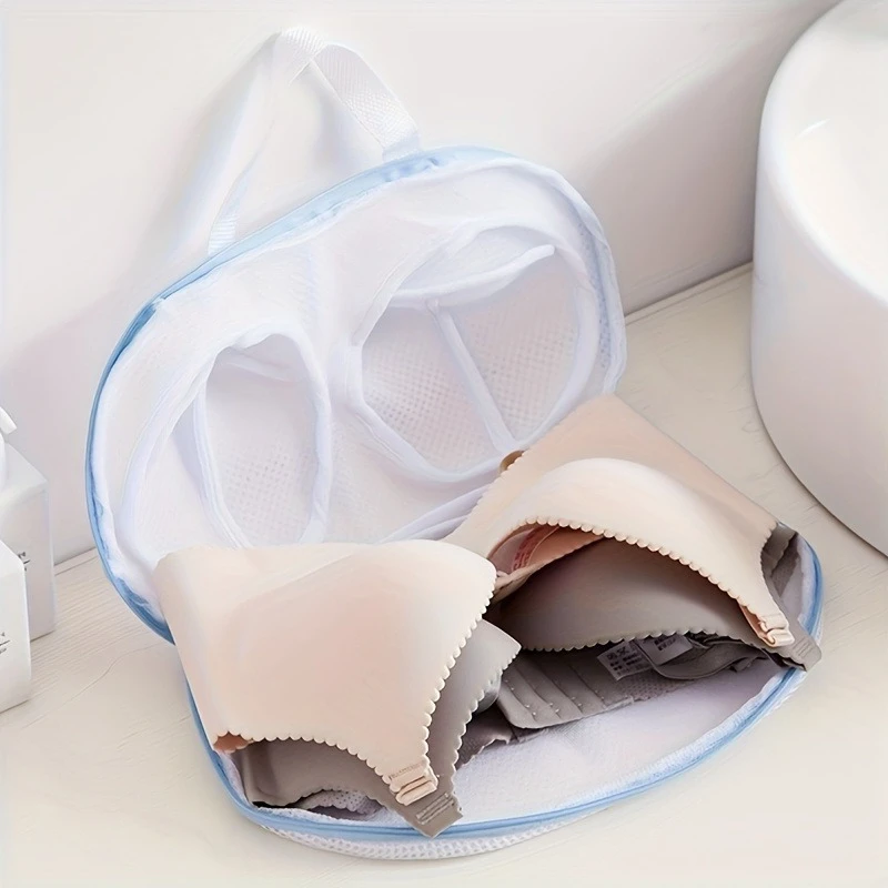 2pcs Underwear Bra Washing Bag 3D Mesh Laundry Bag Bra Underwear Machine Wash Protection Storage Bag