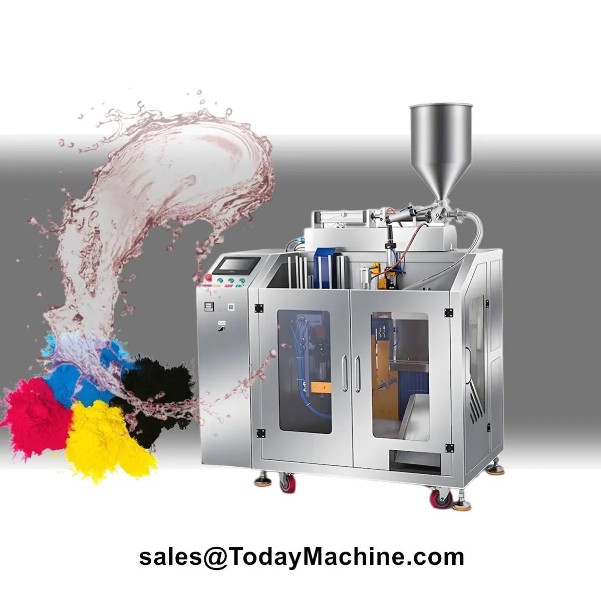 Máquina automática de embalagem e enchimento de pó de café pré-fabricado