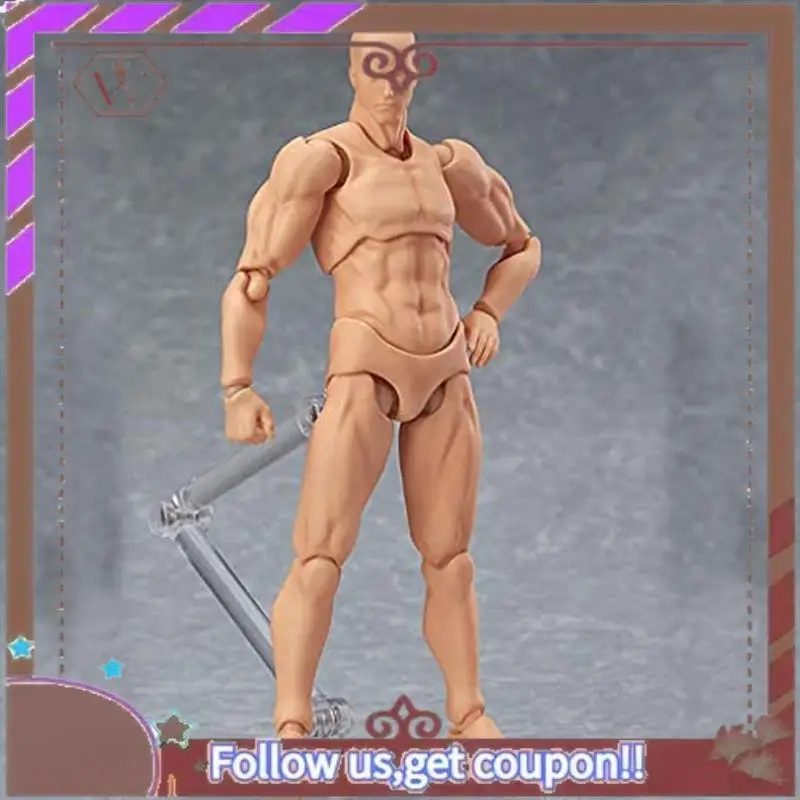 ABBG-Body Doll, Artists Manikin Blockhead Jointed Mannequin Drawing Figures Male+Female Set