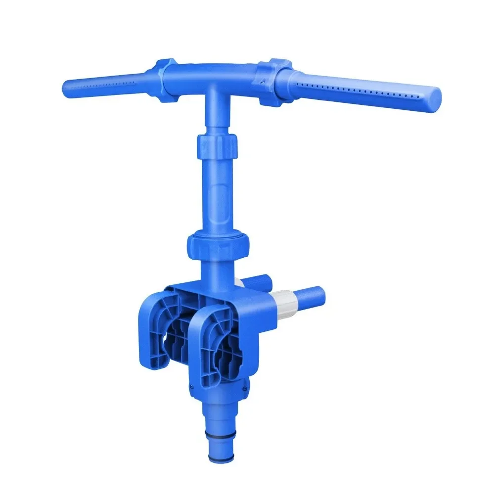 Outdoor Pool Fountain with Two Adjustable Nozzles for Custom Water Patterns and Long Term Weather Exposure Resistance