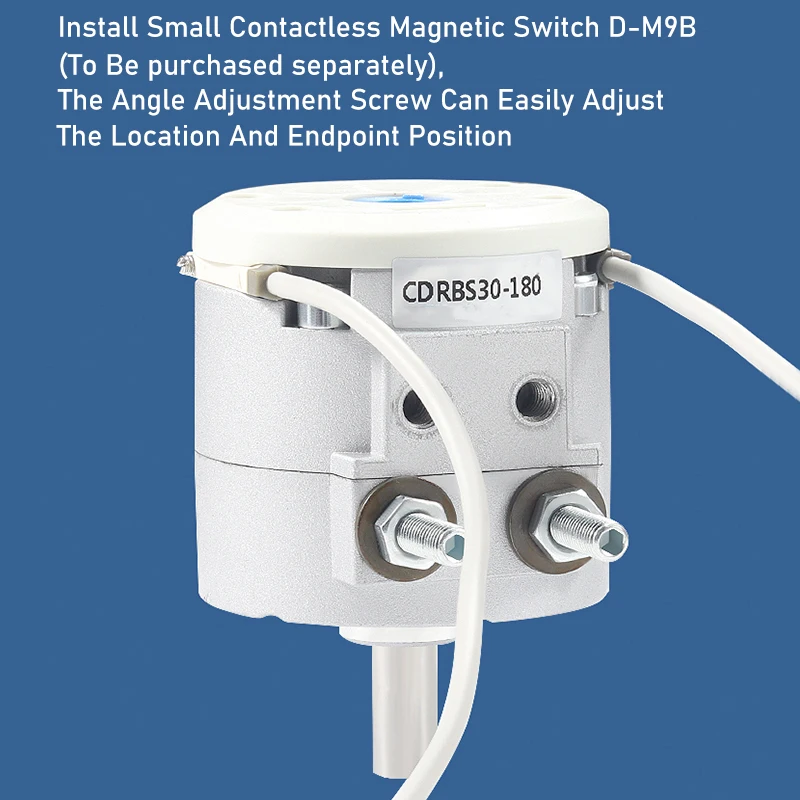 Imagem -02 - Cilindro Pneumático Giratório do Balanço Cdrs1015203040-90 180 Graus