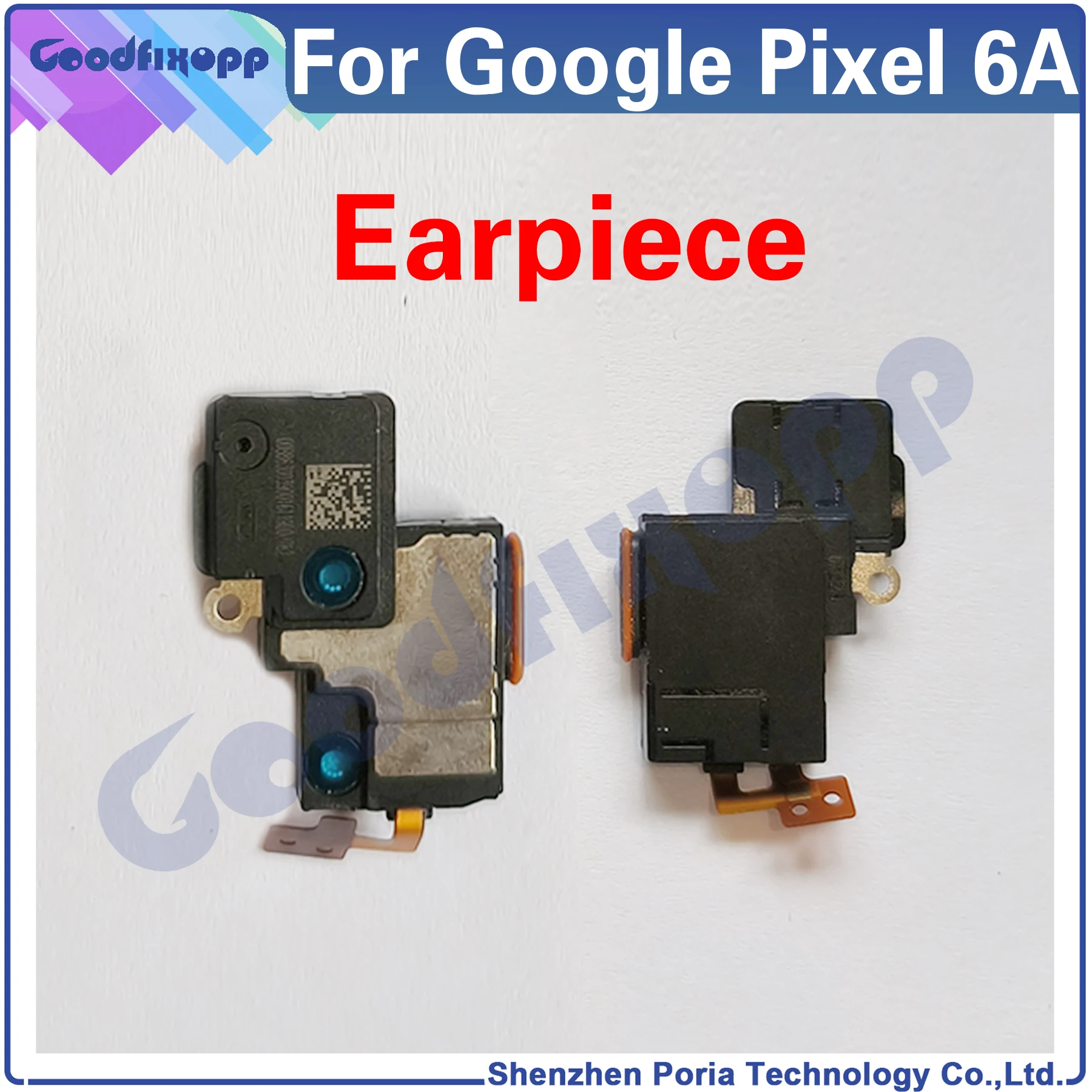 For Google Pixel 6A GX7AS GB62Z G1AZG Pixel6A Front Top Earpiece Ear Sound Speaker Flex Cable Receiver Replacement