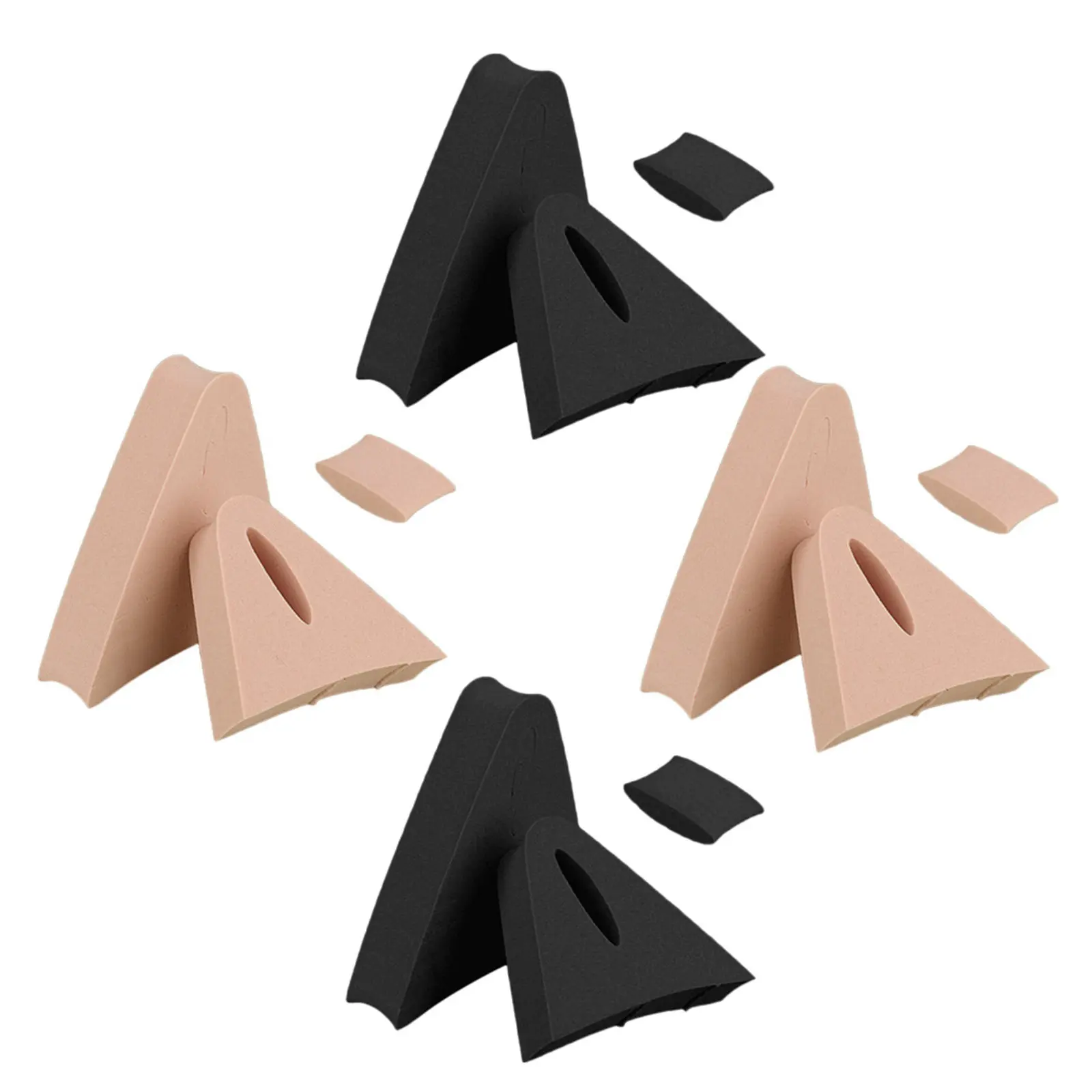 

4 пары противоскользящих вкладышей для обуви, многоразовые, регулируемые, для туфель, балеток, кроссовок, высоких каблуков, унисекс