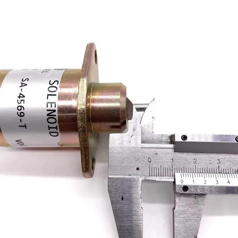 Suitable for Hitachi EX30-2 flameout solenoid valve Kubota flameout switch SA-4569-T fuel cut-off valve excavator parts