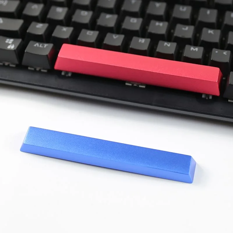 6u 6.25u 6.5u 7u Metal Aluminium Blank Space Bar Keycap CNC OEM Profile dla przełączników Kailh Gateron Cherry MX Klawiatura mechaniczna