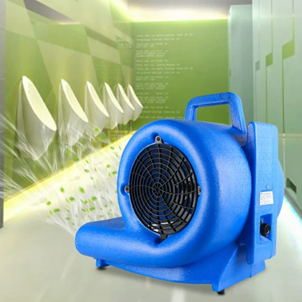 Heavy Duty Air Mover Ground Blower Commercial Floor Dryer Carpet Dehumidifier for Hotel Supermarket Residential Drying