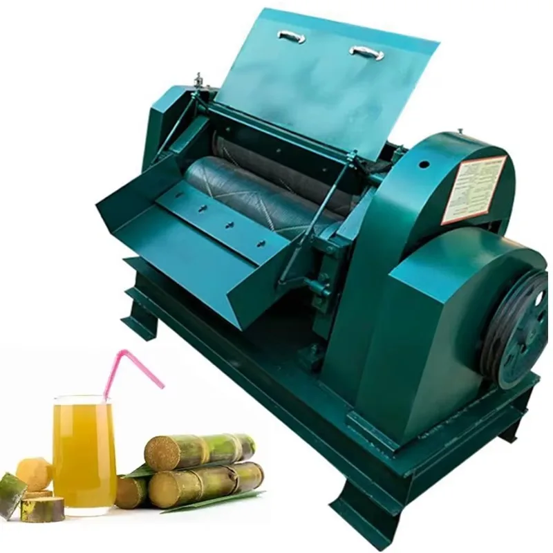 Customized 3 Tons Per Hour Sugarcane Press Heavy Duty Sugarcane Grinder Industrial Juice Extractor For Sugarcane Factory