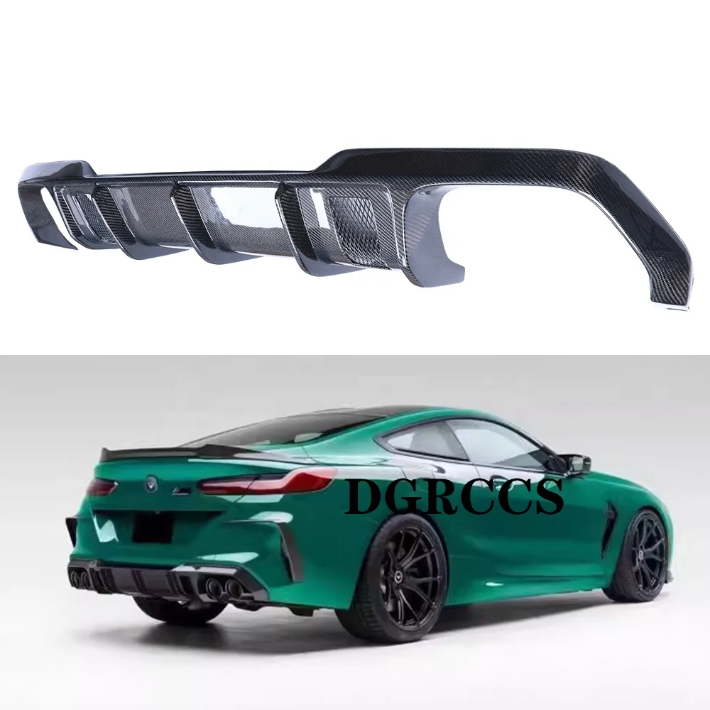 

Suitable for BMW 8 Series M8 G15 Carbon Fiber Rear Bumper Diffuser Retrofit Upgrade Kit