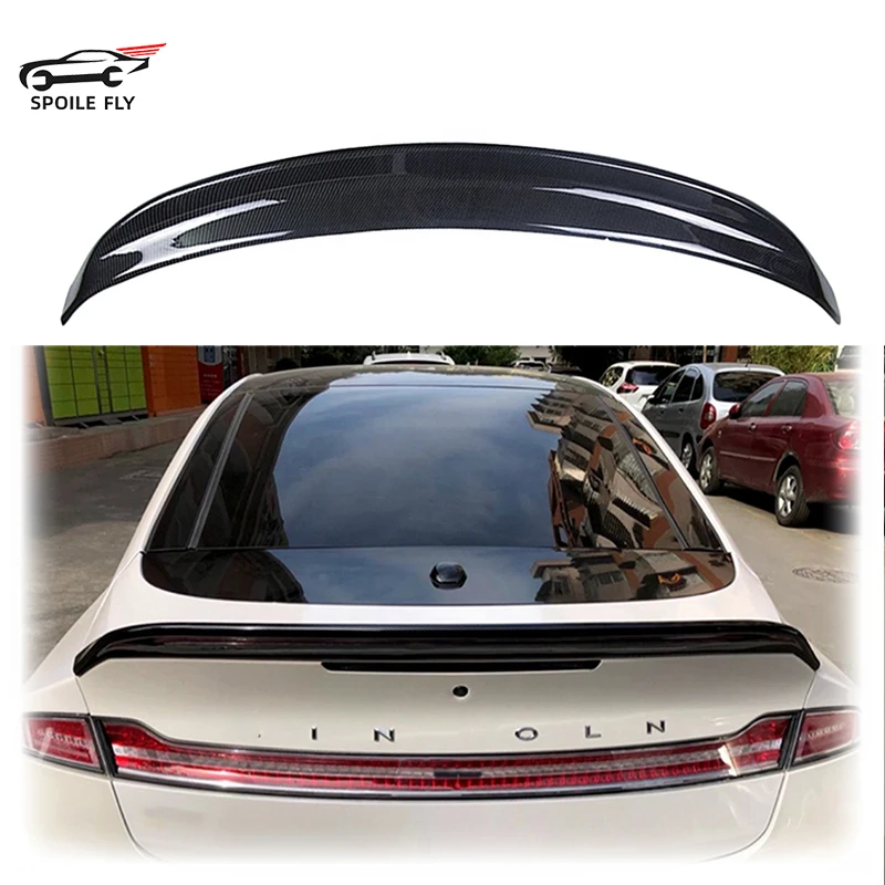 For Lincoln MKZ 2014 2015 2016 2018 2019 High Quality ABS Car Rear Wing Spoiler Glossy Black Car Accessories Body Kit