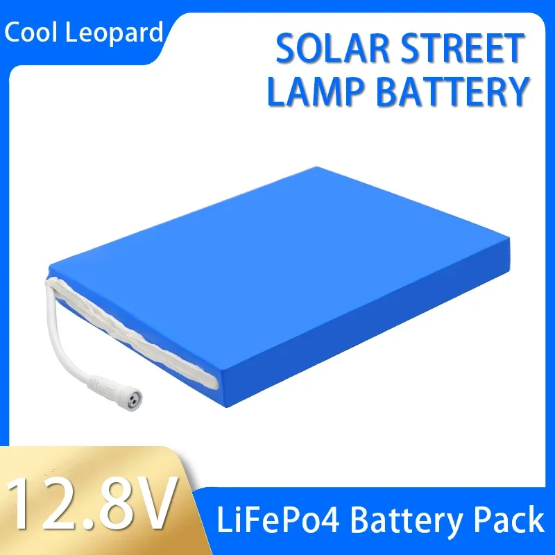 

12.8V24AH lithium iron phosphate battery, 12V integrated solar street lamp rechargeable lithium battery pack