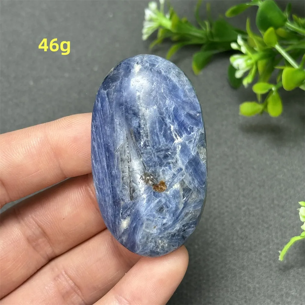 Natural Blue Kyanite Palm Play Quartz Mineral Home Decor Feng Shui Reiki Meditation Energy Healing Holiday Gift