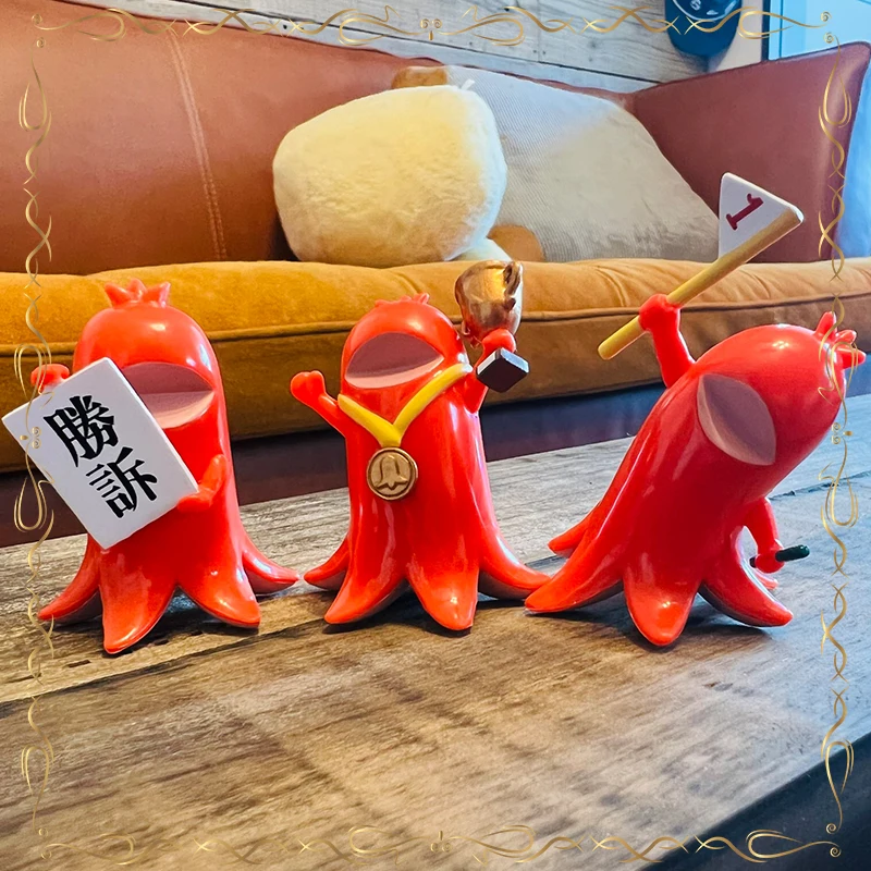 

Octopus Sausage Boxing Modeling Gashapon Collection Desktop Ornament Action Figure Model Toys