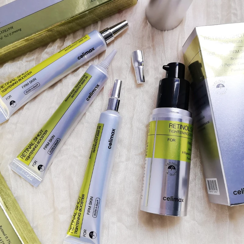 Brand Celimax Retinal Firming Enhancer Hydrating Shot Tightening Booster Face Cream Eye Serum Shrink Dark Circles Repair Serum