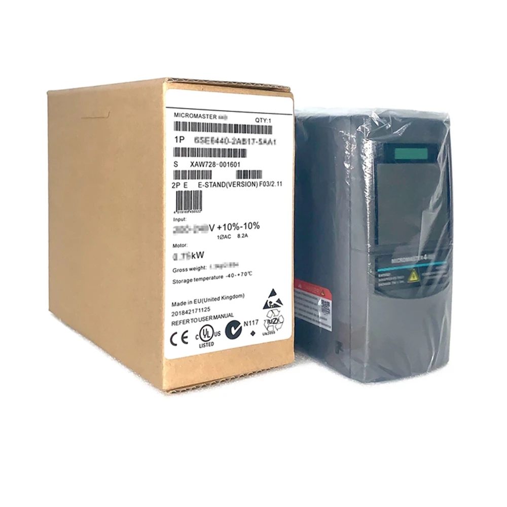 New Original 6SE6440-2AB12-5AA1 MICROMASTER 440 Frequency Converter 0.25KW 220V With Free DHL/UPS/FEDEX