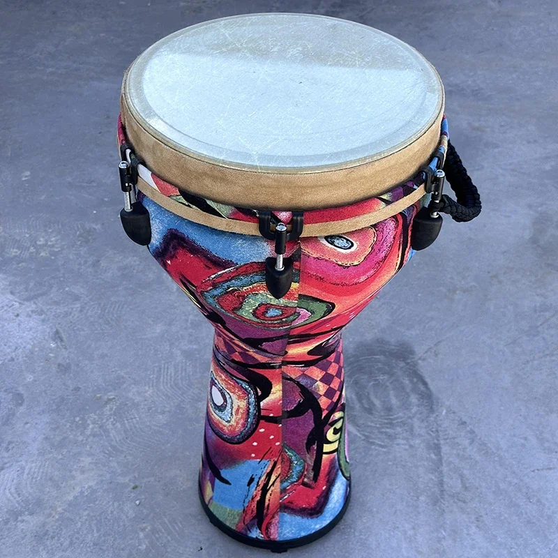 12 Inch Djembe Drum Environmentally Friendly Wood African Drums Professional Tambourine Music Drums Bag Percussion Instruments