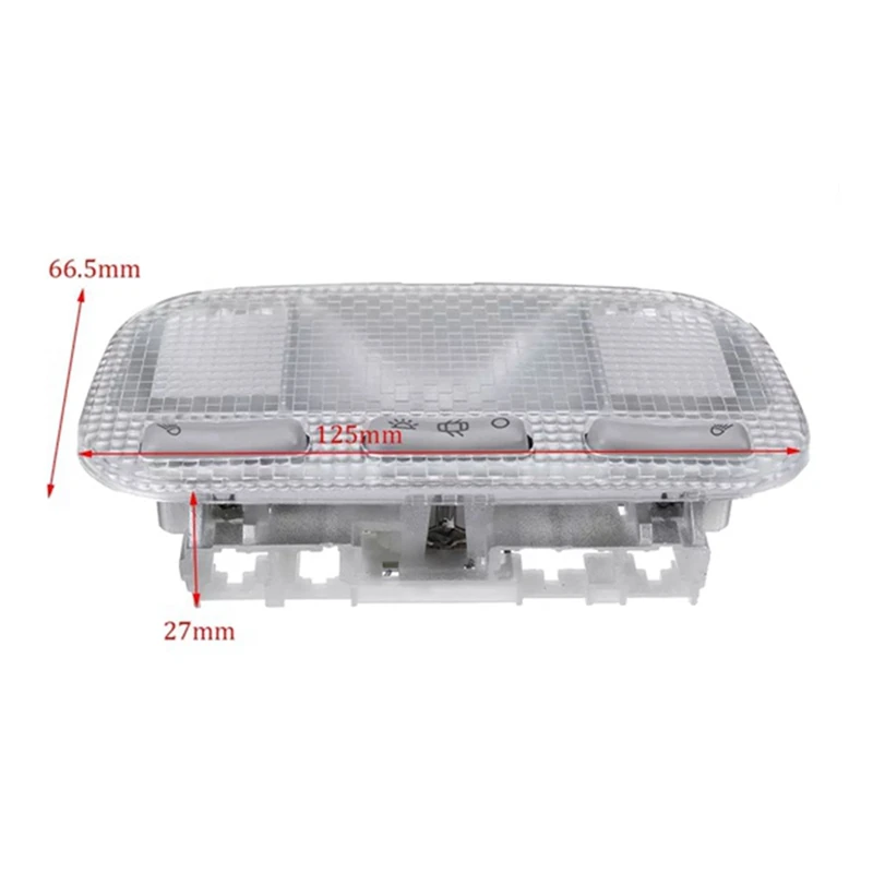 Lampe de lecture d\'intérieur en forme de dôme pour voiture, 6362N2, pour Peugeot 308 408 3008 301 307 et citroën C3-XR C5/Triumph