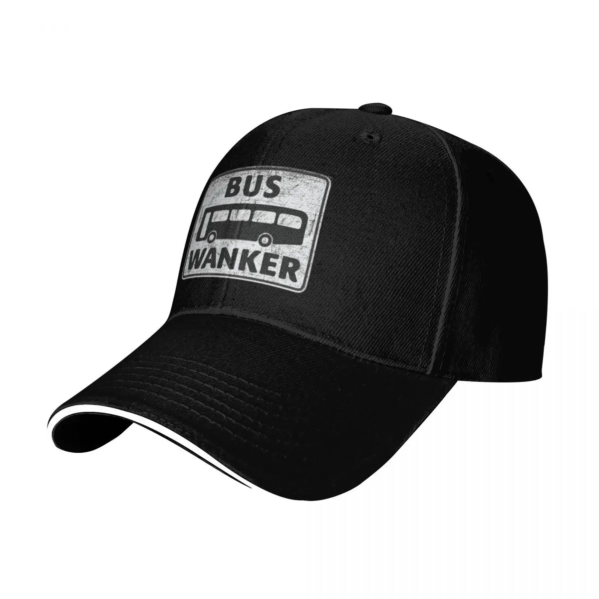 

The Inbetweeners Bus Wanker Distressed Baseball Cap fun hats New Hat funny hat hats for men Boy Child Women's