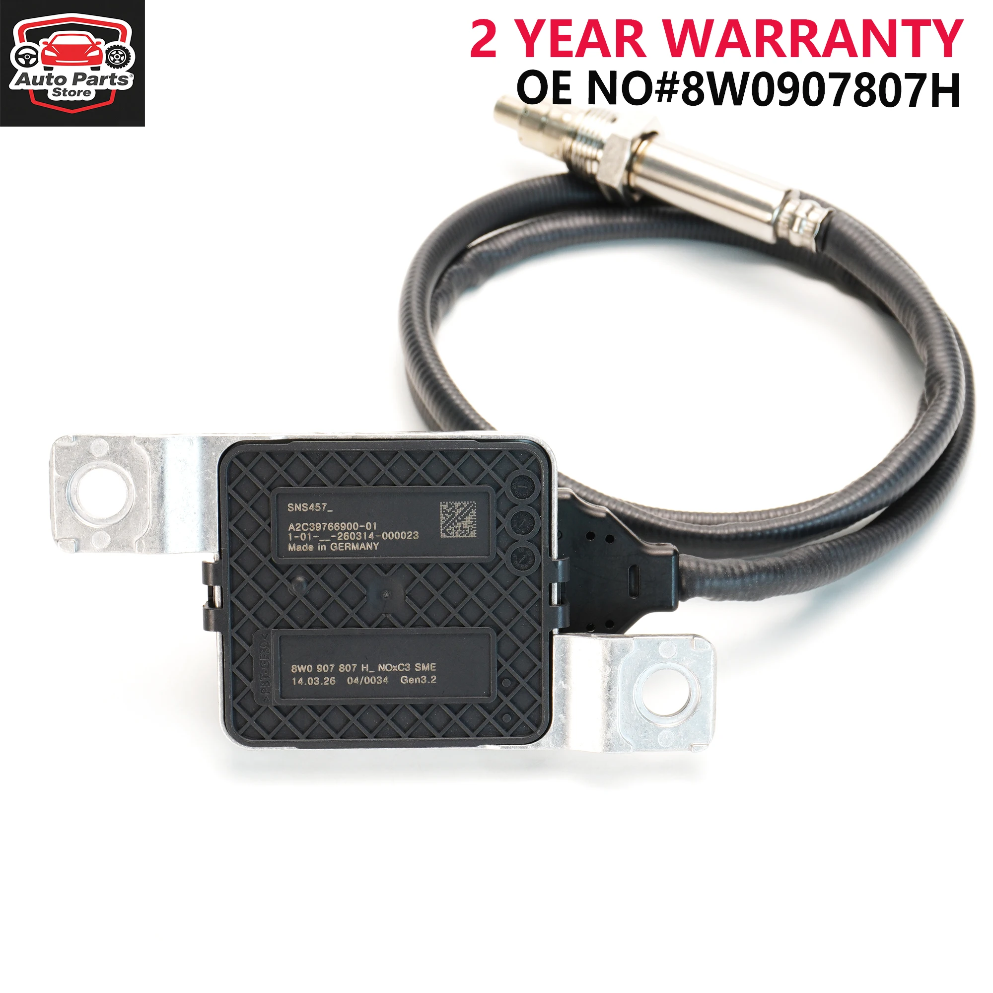 

OEM 8W0907807H New Nitrogen Oxide Sensor for AUDI A4 Avant 2.0 TDI 3.0 5.0 TDI quattro