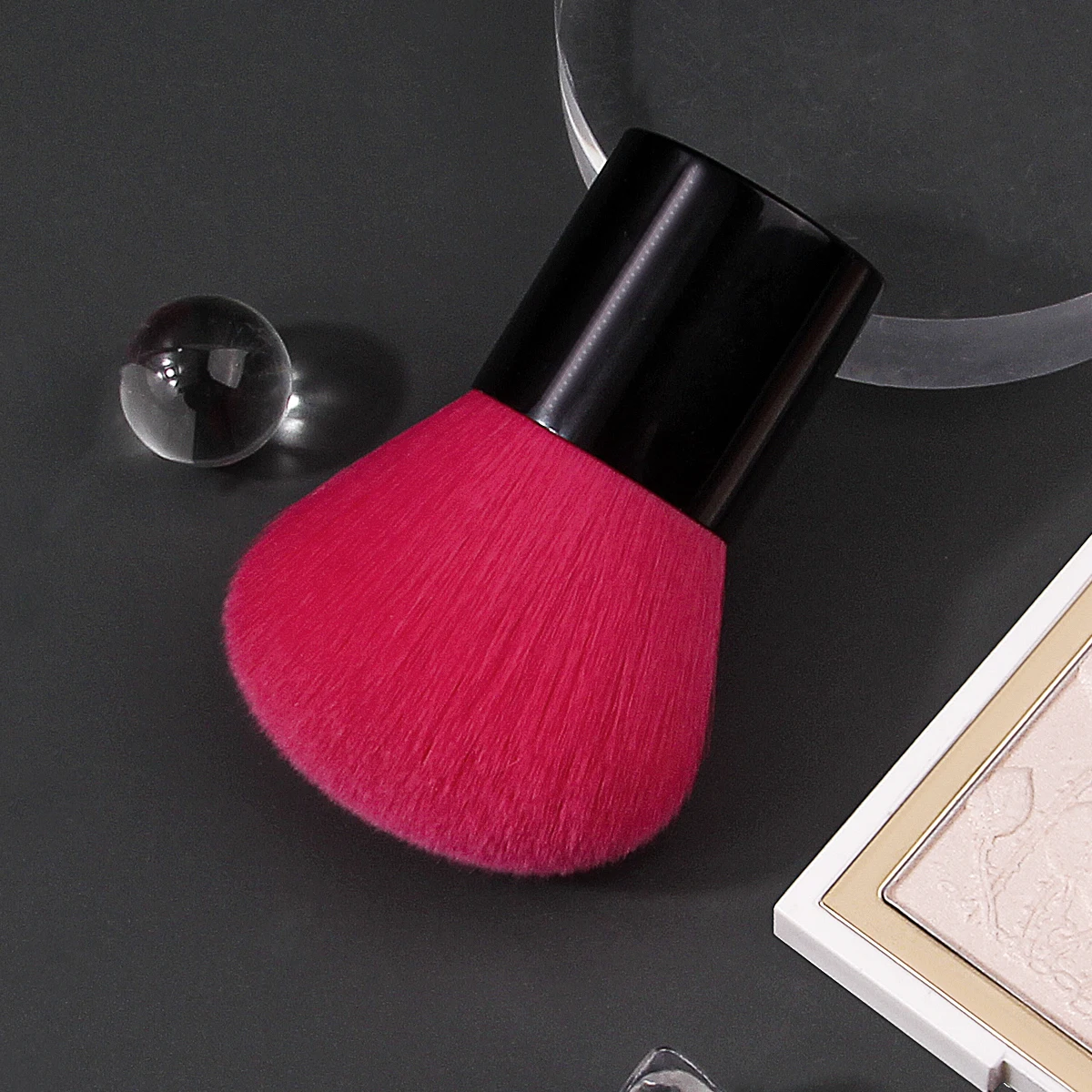 Pinceau de maquillage Kabuki, pinceau fond de teint en poudre, outil de beauté du visage polyvalent pour débutants, 1PC