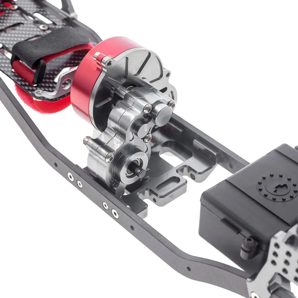 CNC Ganzmetall-Autrahmen RC-Chassis-Karosserieteile für 1:10 Axial SCX10 Simulation Kletterauto