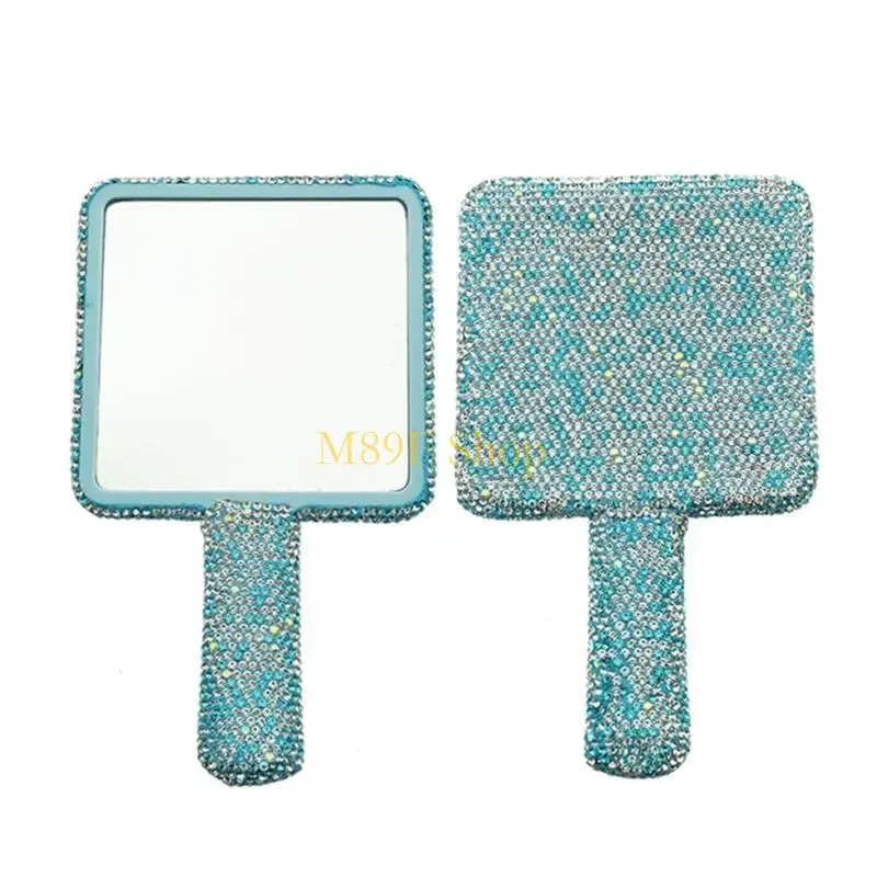 M89F Kim cương trang điểm Gương hoa mỹ Vanity gương cầm tay Gương cầm tay