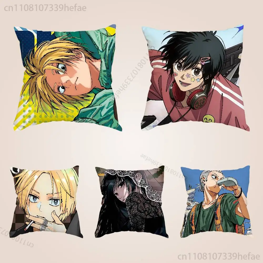 

S-Sakamoto D-Days cartoon Throw Pillow Case For Decoration 30cm 50cm 55cm Square Home Pillowcase Case