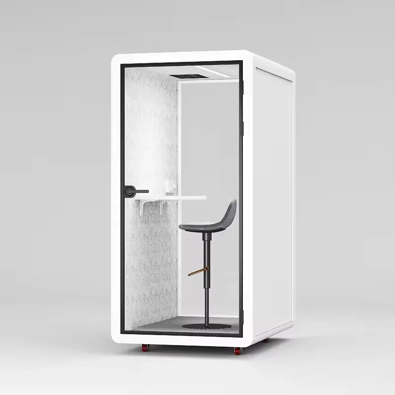 New Prefab Office Sound Proof Booth Indoor Outdoor Prefab Portable Home Acoustic Soundproof Office Pods