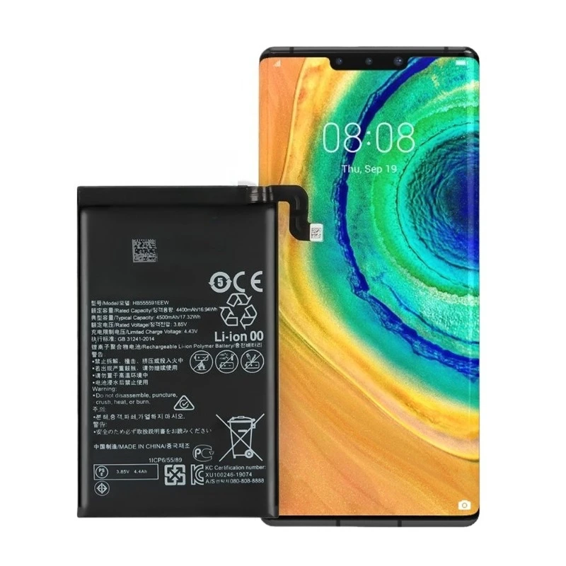 Batería de teléfono HB555591EEW 3.85V 4500mAh para Huawei Mate30 Pro 5G, repuesto de alta calidad, nueva 5