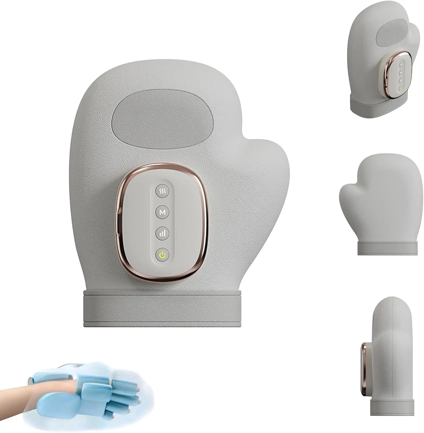 

5-speed Magnetic Vibration Wrist Massager Heat Pressure Full Wrap Hand Massager Gove Pressure Hand Massager