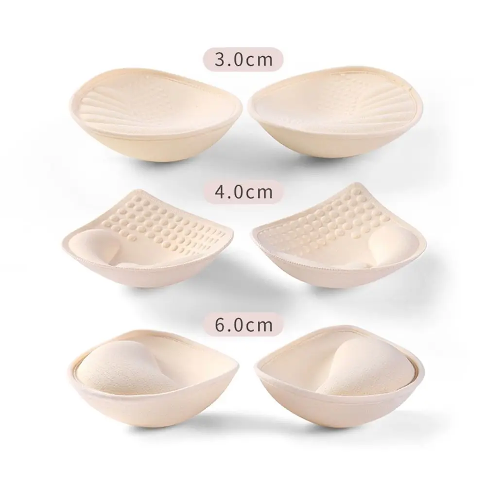1Pair 3D Removeable Thicken Bikini Intimates Accessories Sponge Bra Pads Bra Insert Pad Breast Bras Push Up Cups