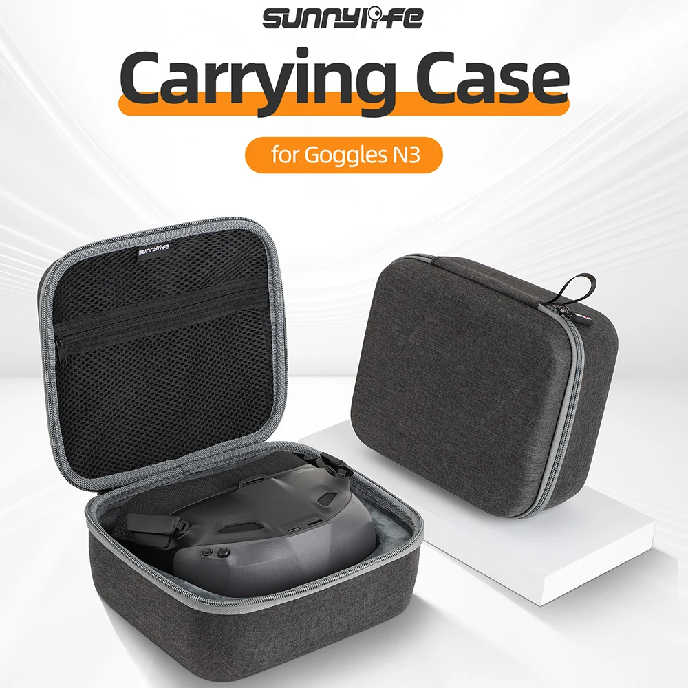 Para dji neo óculos 3 saco de armazenamento para dji neo cinza portátil para dji neo óculos saco autônomo