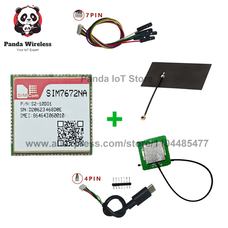 

SIMcom SIM7672NA SIIM7672NA-MNGV SIM7672NA-LNGV CAT1 Основная плата B2/B4/B5/B12/B13 Поддержка чипа Qualcomm Data + GNSS (опция)