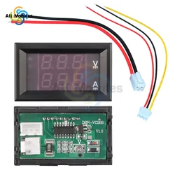 DC 0-100V 10A LED Digital Voltmeter Ammeter Voltage Current Meter Volt Detector Tester Monitor Panel ammeter for charger