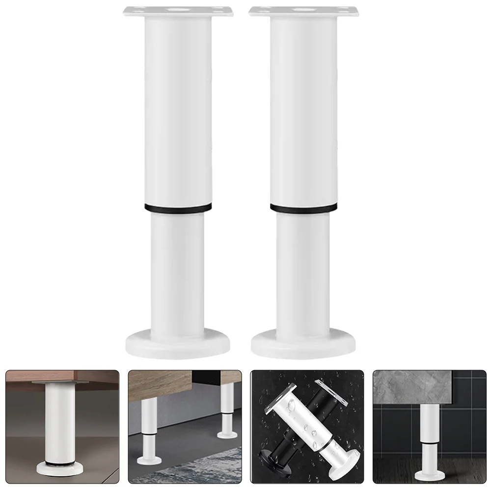 

2Pcs Sturdy Adjustable Furniture Legs Minimalist Style for Tables Chests End Tables Adjustable Legs Furniture Feet