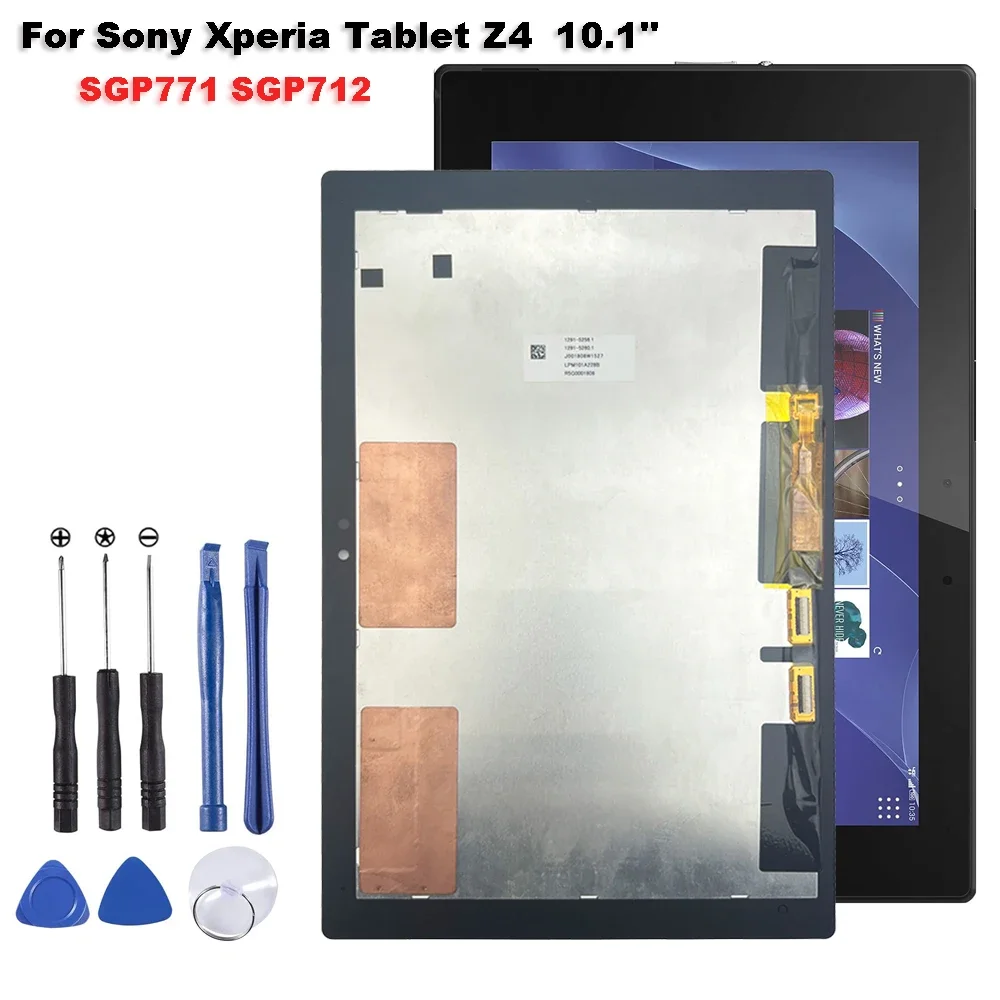 Nieuwe Aaa + Voor Sony Xperia Tablet 4 Sgp712 Sgp771 10.1 ''Lcd-Display Touchscreen Digitizer Glasassemblage Reparatieonderdelen