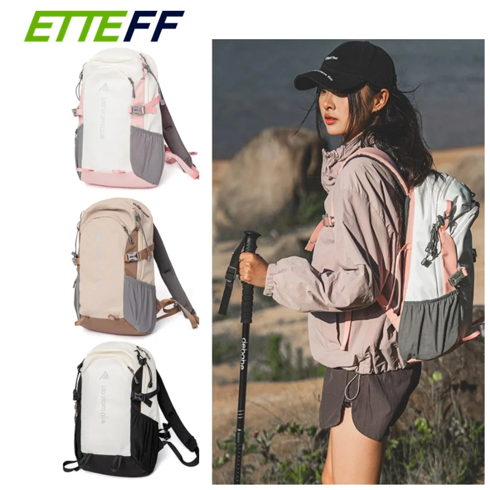 1 x leichter Wanderrucksack – wasserdichter Tagesrucksack für Camping, Reisen, Radfahren – bequeme Outdoor-Sporttasche für Männer und Frauen