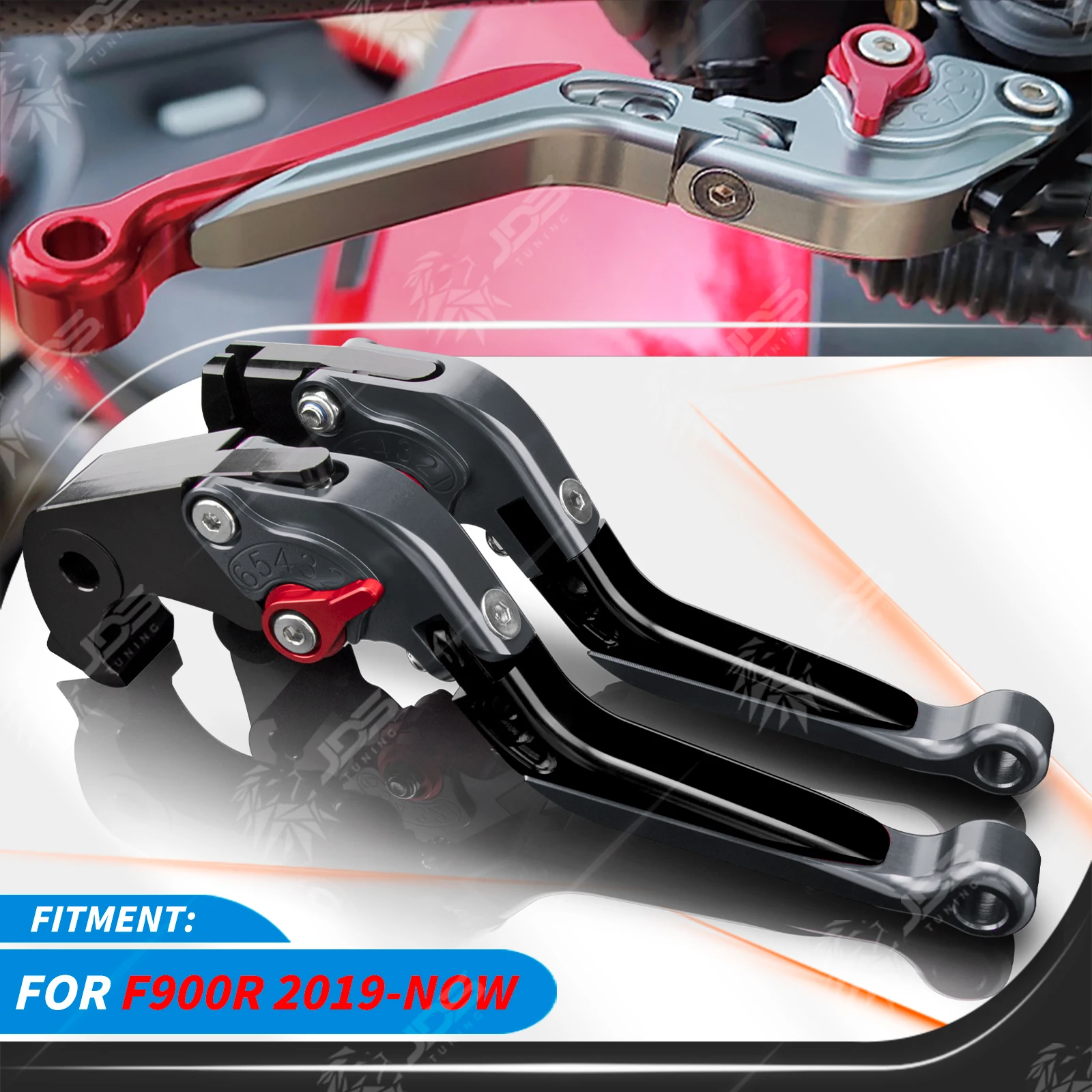 Para BMW F900R F 900 R 2019-Este año Juego de Manetas Freno y Embrague Abatible Extensible Regulables Maneta Leva Freno Embrague