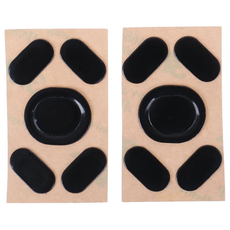 1/2/3 Sets 0.6mm Mice Feet Mouse Skates Pads Replacement For Logitech G102/G203/G PRO Gaming Mouse Black