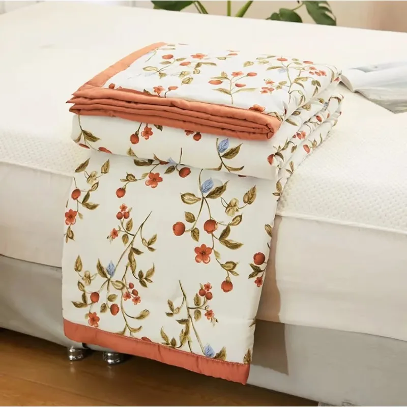 

Summer Quilt Air Condition Comforter Gift Bedding Machine Washable Household Dormitory Core Supply
