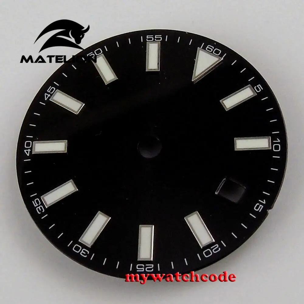 取り付けブラケット29mm,青と黒の時計,白,2824 dg2813 3804 miyota 8215 nh35