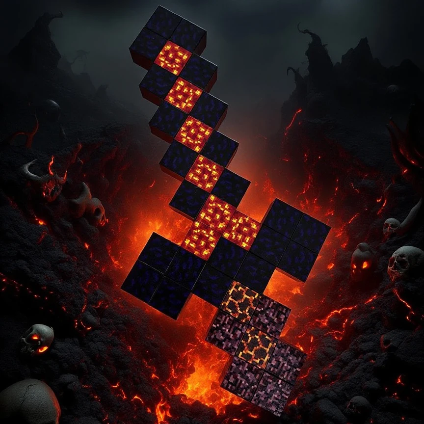 Magnetic cube sets magnetic building blocks children's Sword Mine world Construction Set STEM Sensory Toys for Toddlers Gifts