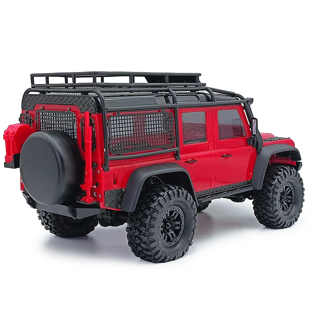 AXSPEED-Tampa do motor inoxidável, Air Intake Grille Side Pedal, Tailgate Skid Plate para TRX4-M Defender, RC Model Car Shell Body, 1:18