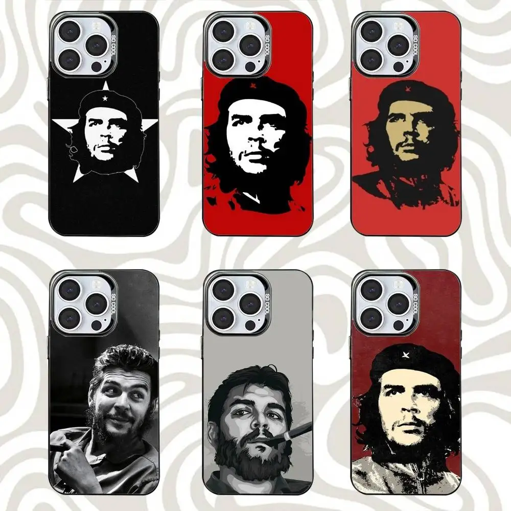 

C-Ches G-Guevaras Phone Case For iPhone 16,15,14,13,12,11,Mini,Pro,SE,MAX Black Matte Shockproof Cover