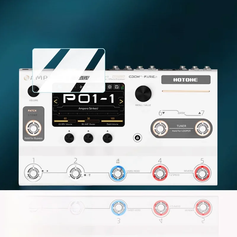 

Защитная пленка HOTONE Ampero Ⅱ для педали эффектов, 2-го поколения, с антибликовым покрытием, для гитарных звуковых эффектов