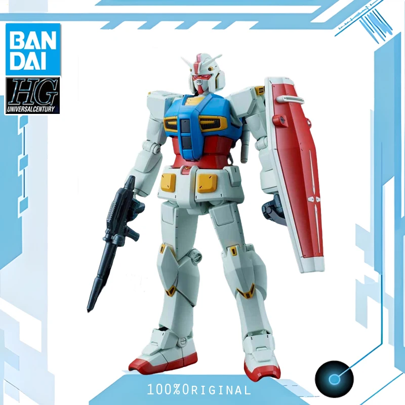 

BANDAI Anime HG 1/144 RX-78-2 YUANZU G40 Gundam Model Kit Figure Anime Robot Quality Assembly Plastic Action Toys Figures Gift