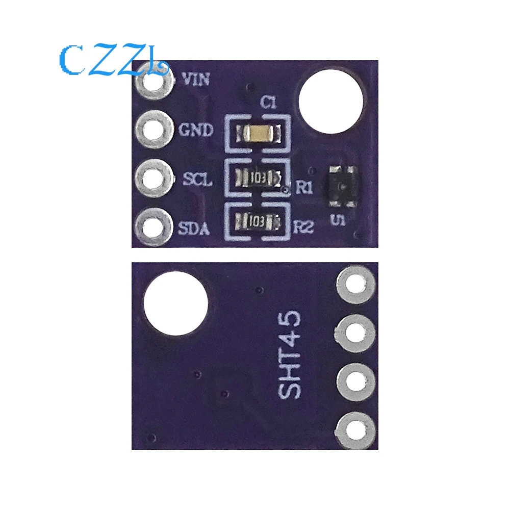 GY-SHT40 SHT41 SHT45 Digital Temperature and Humidity Sensor Module I2C Communication High Accuracy