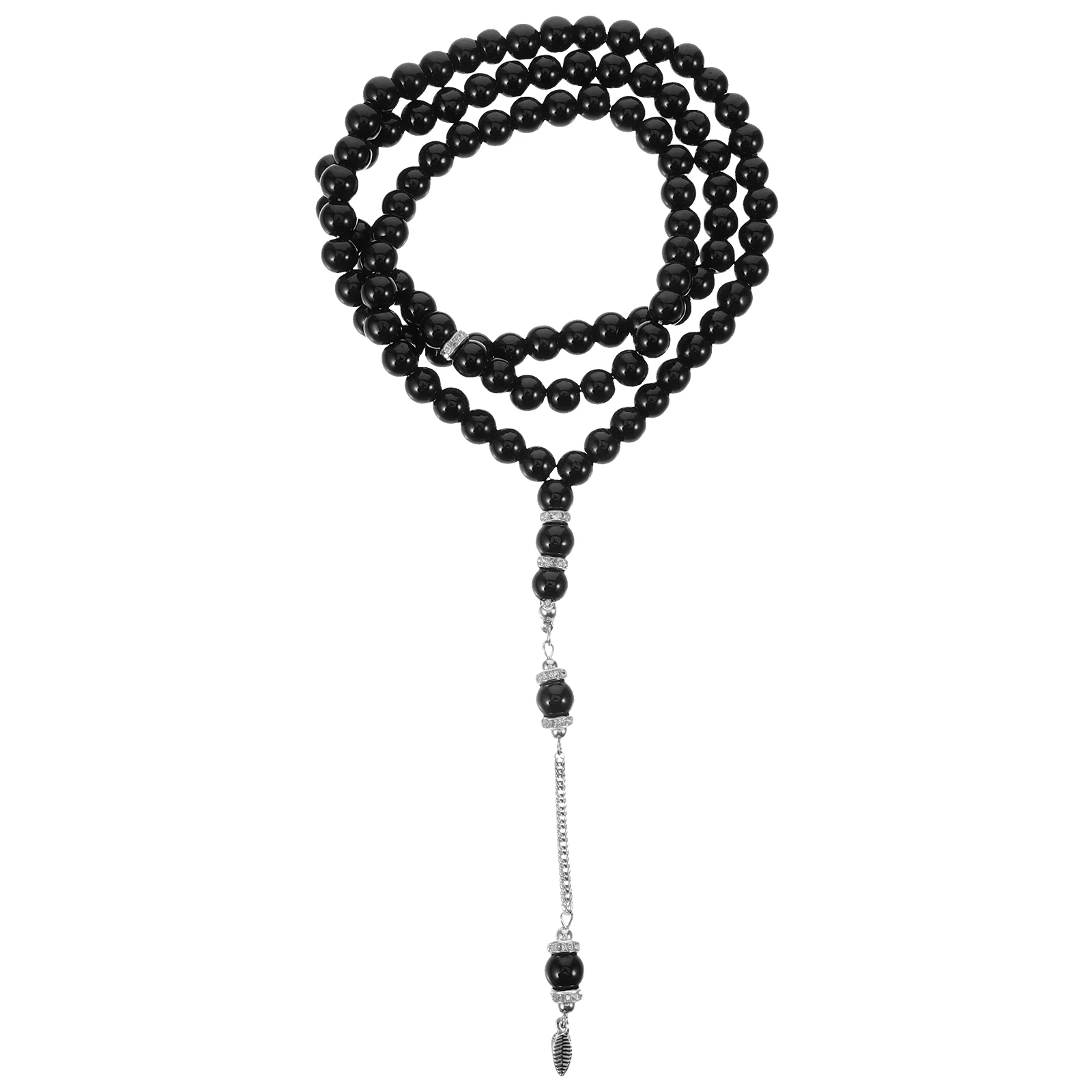 

Buddha Beads Bracelet Vintage Style Religious Prayer Supply Smooth Durable Environmental-Friendly Material Rosary Chain